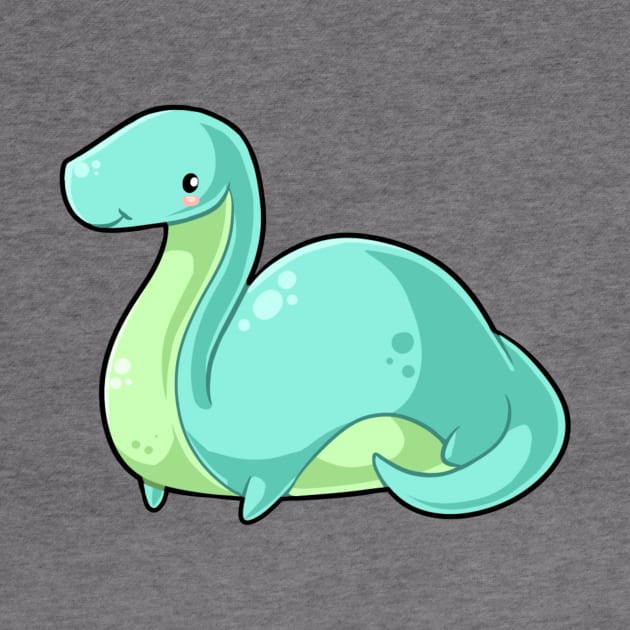 Kawaii dinosaur - Brontosaurus by Japanese Designs